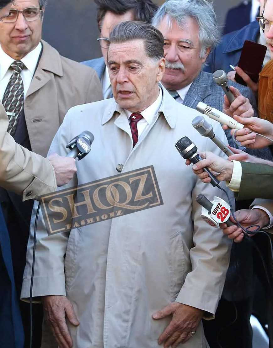The Irishman Al Pacino Cotton Coat